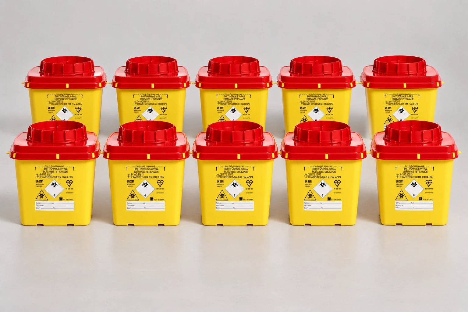 AI-genererad exempelbild: 10 × 5 liter