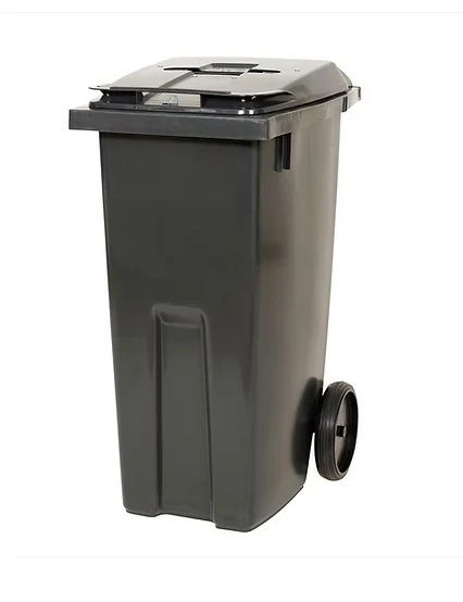 Schematisk illustration av ett 190-liters sekretesskärl